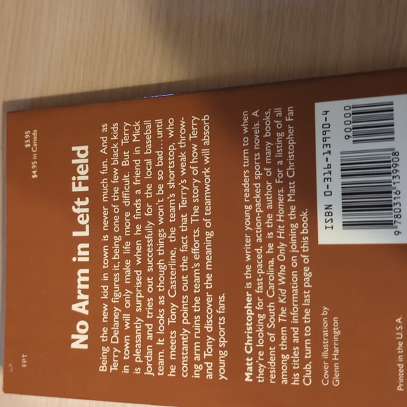 9 Matt Christopher Adventure Books Baseball - Picture 14 of 16